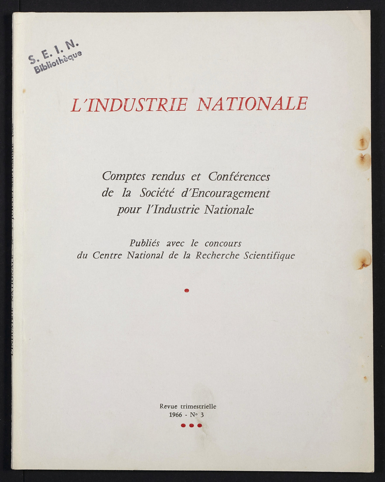Page de titre du INDNAT.76