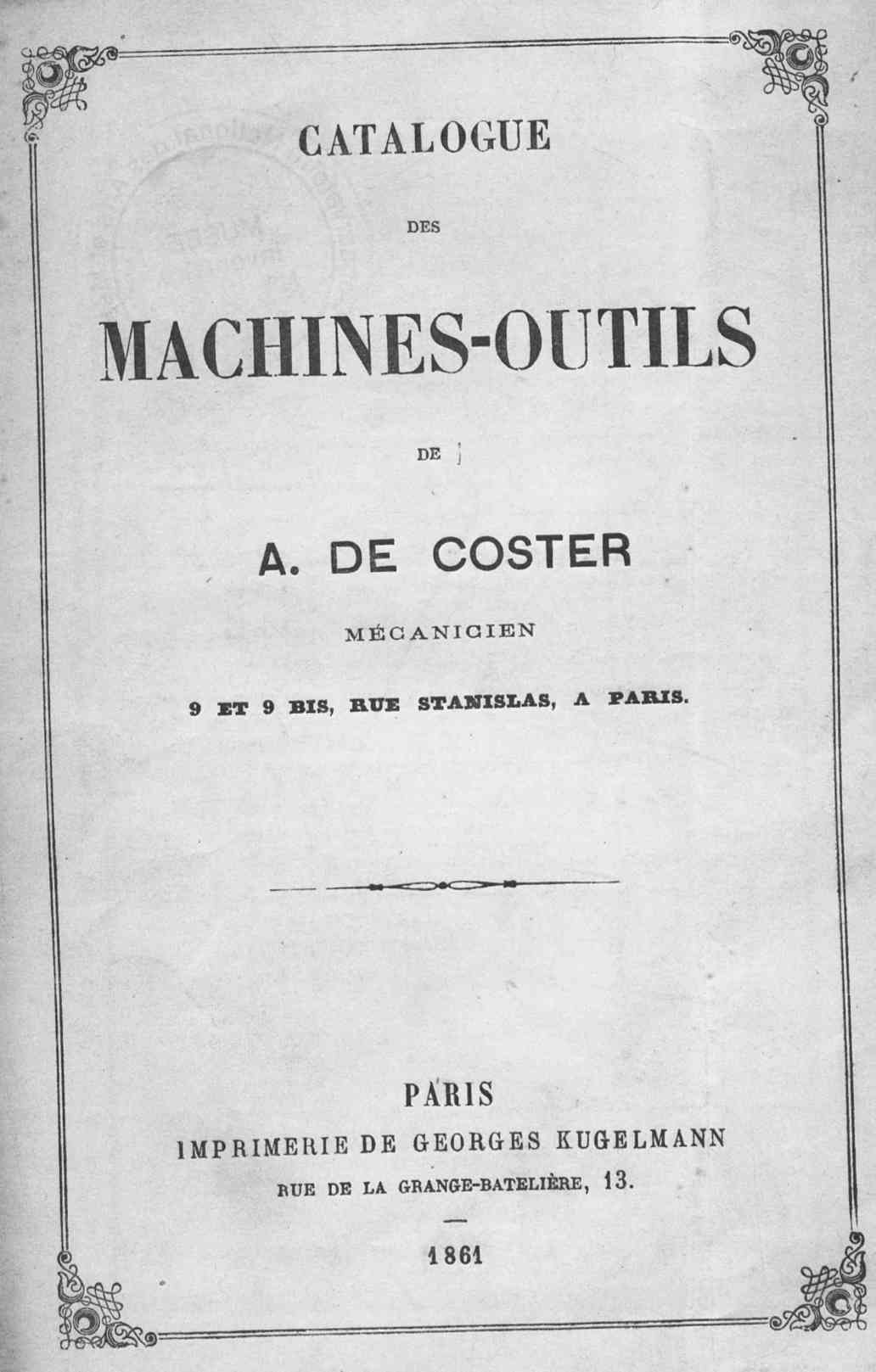 Page de titre du M12210