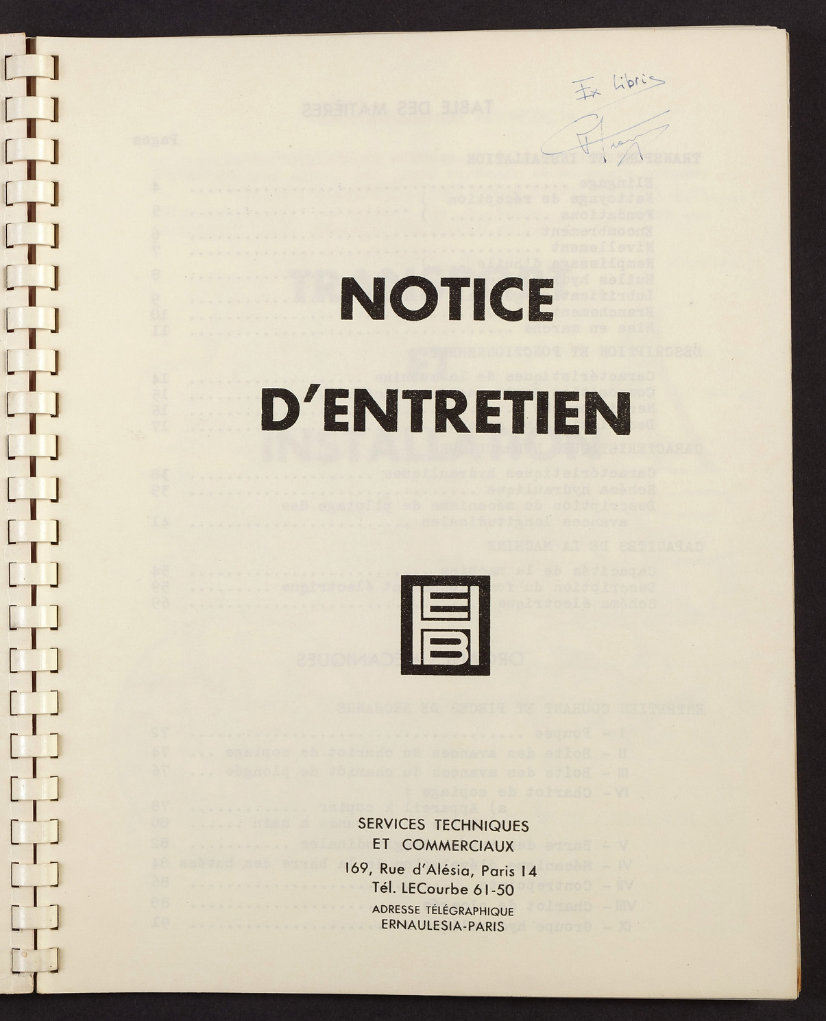 Page de titre du M12217