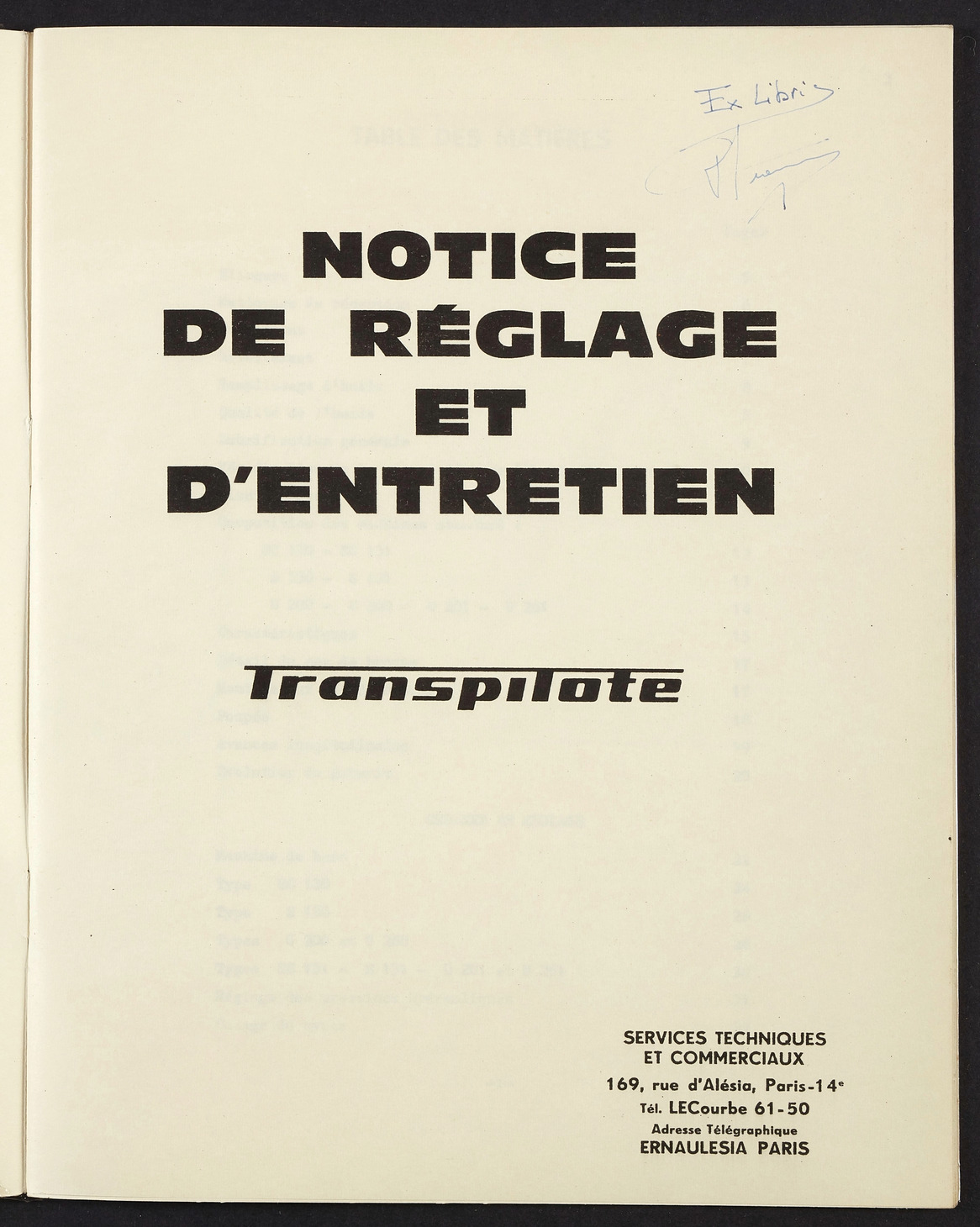 Page de titre du M12218