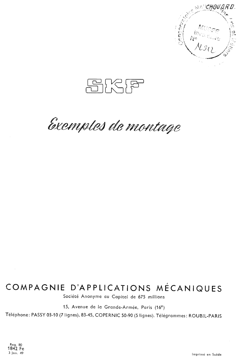 Page de titre du M12912