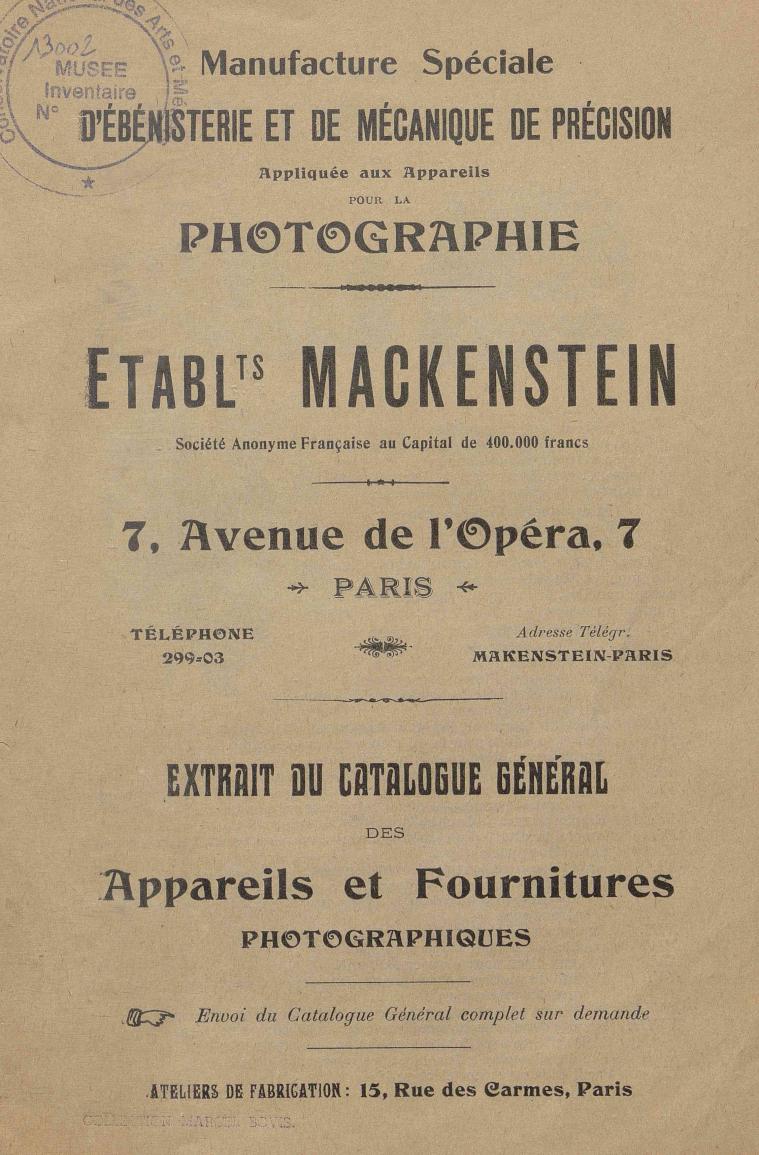 Page de titre du M13002