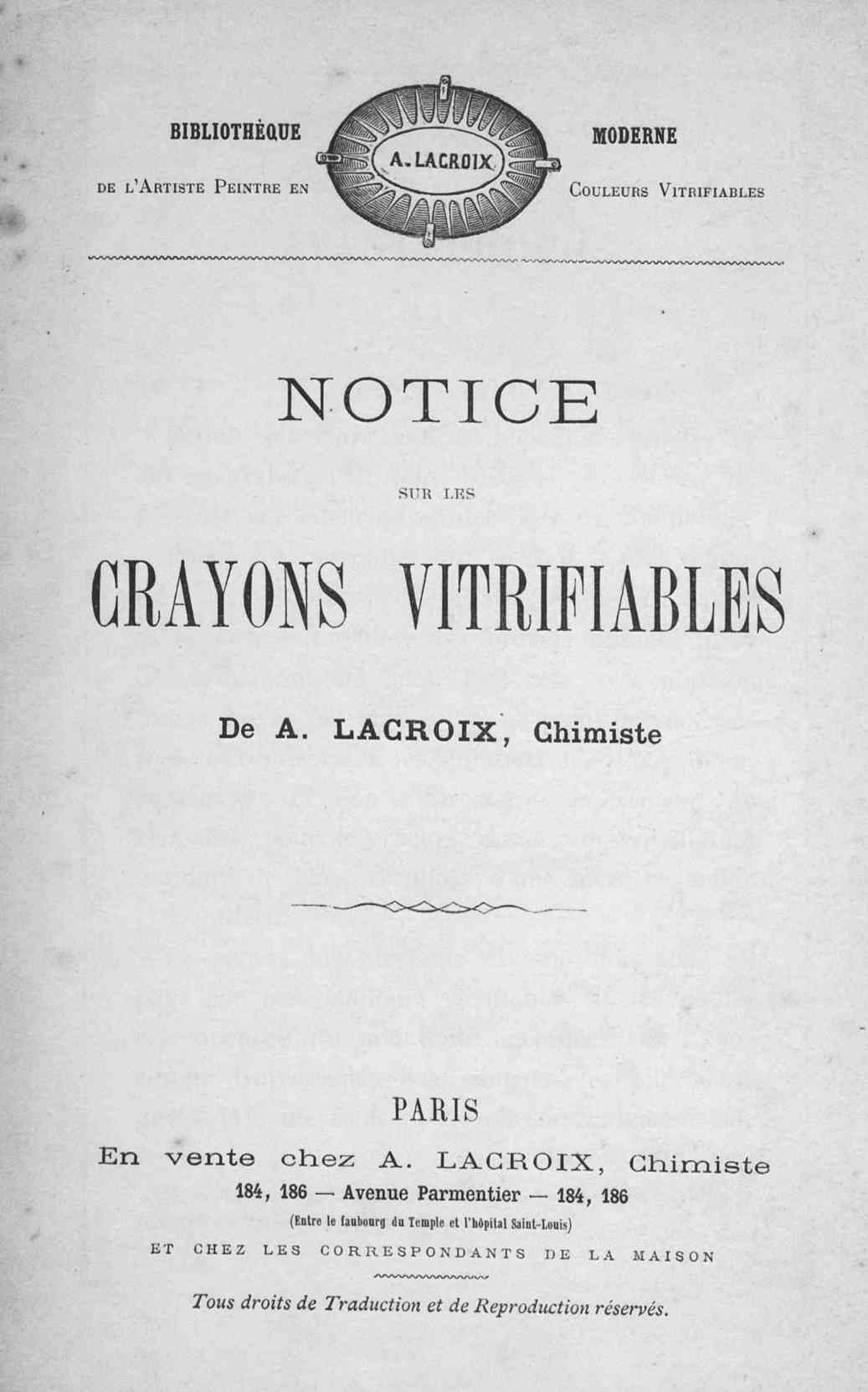 Page de titre du M13131