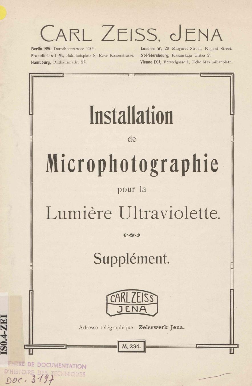 Page de titre du M13658