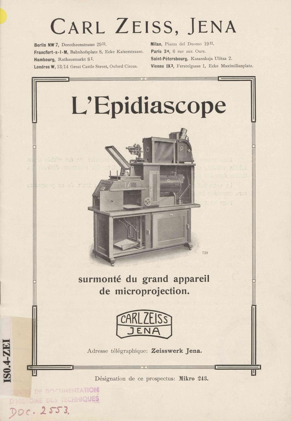 Page de titre du M13661