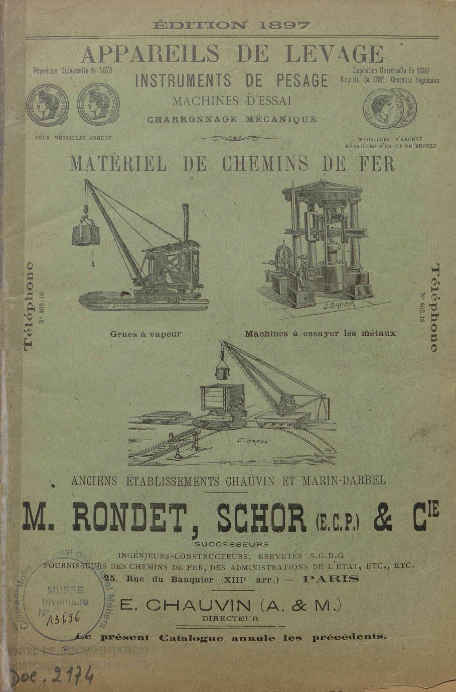 Page de titre du M13696