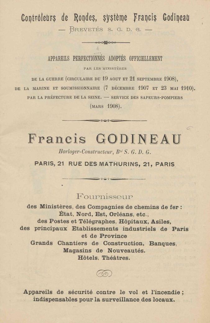 Page de titre du M13700