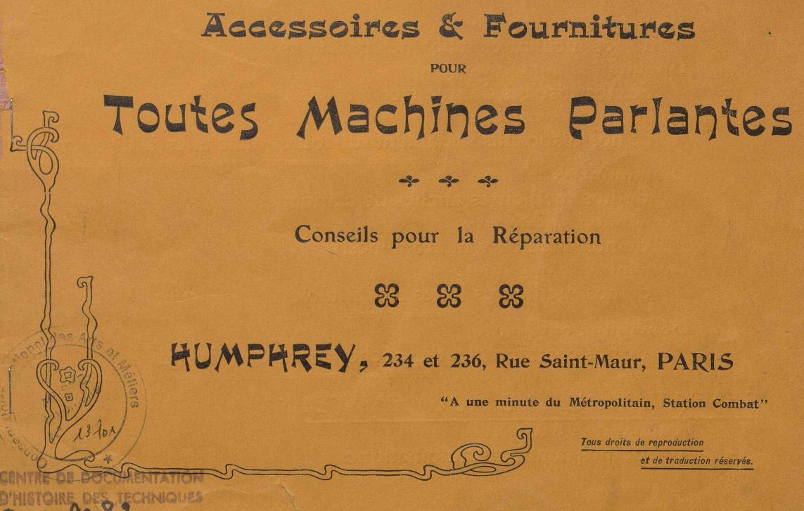 Page de titre du M13701