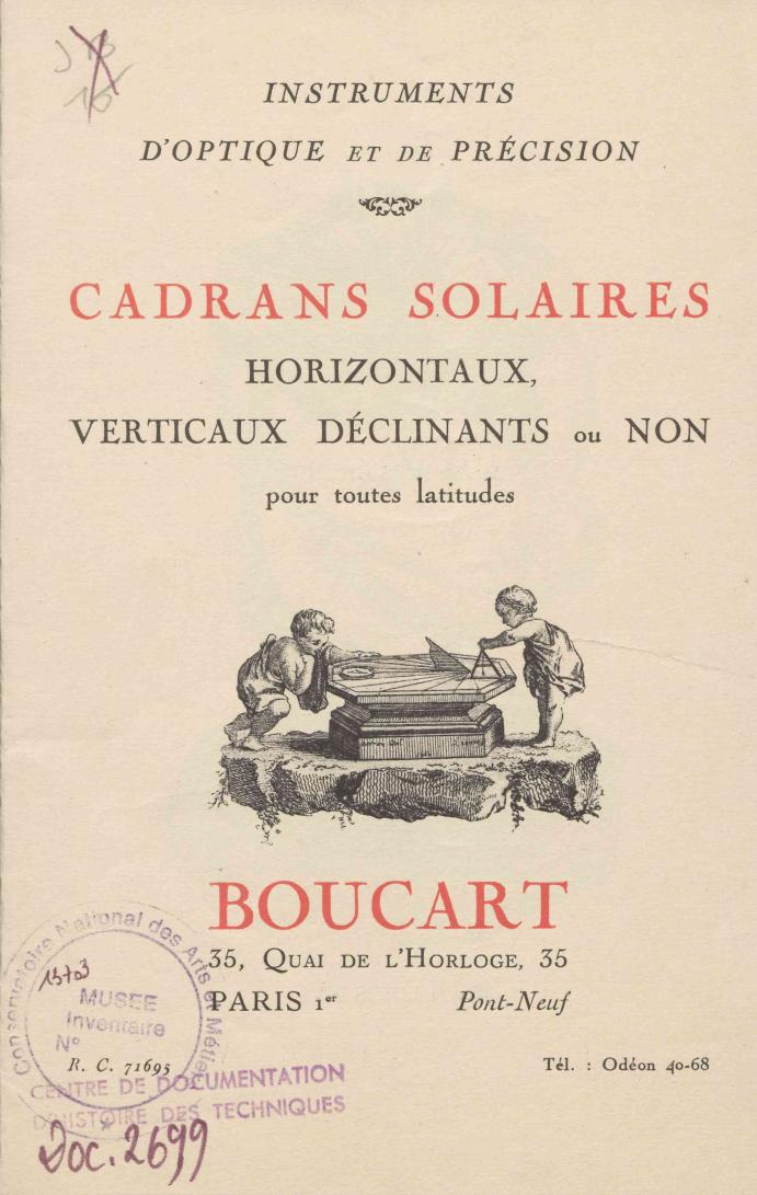 Page de titre du M13703