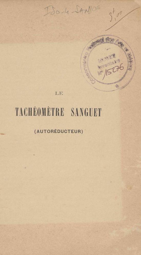 Page de titre du M15276