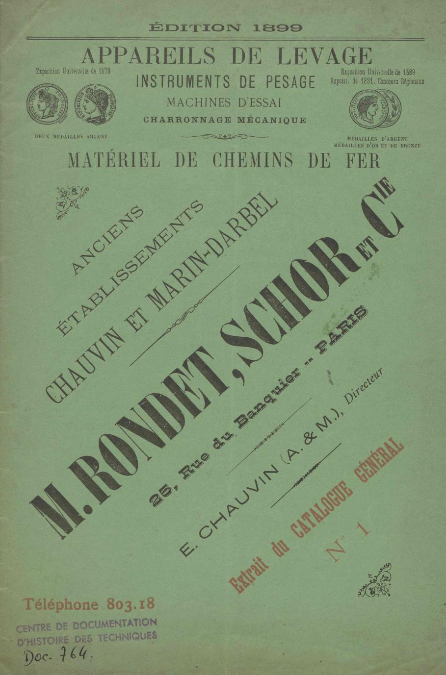 Page de titre du M16354