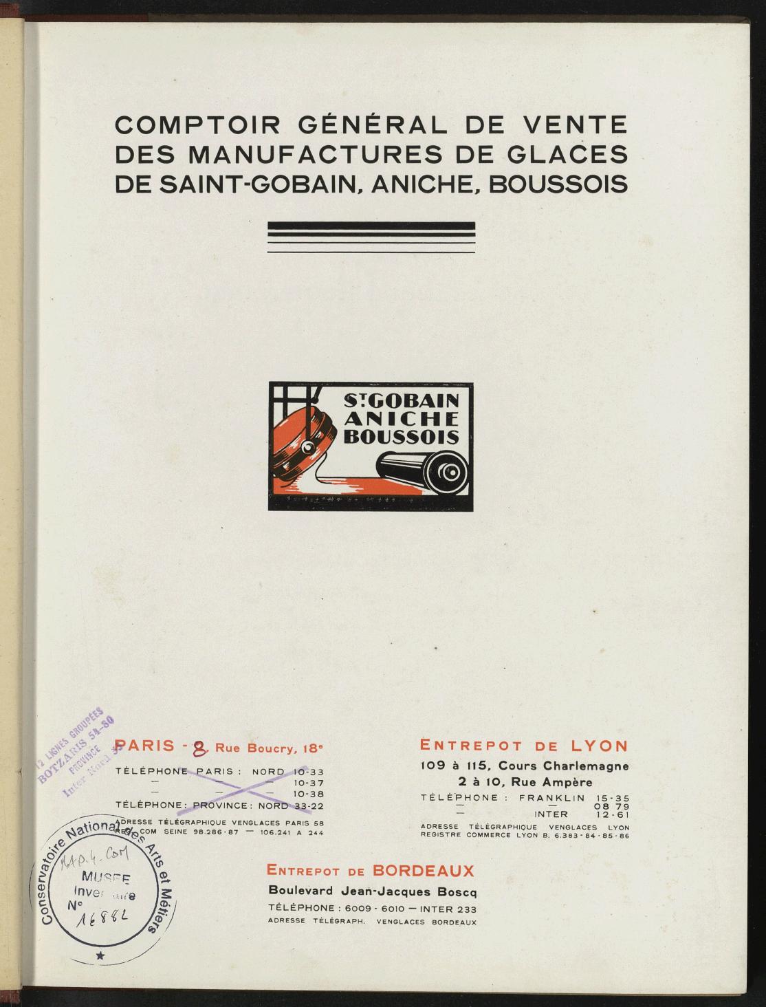 Page de titre du M16882