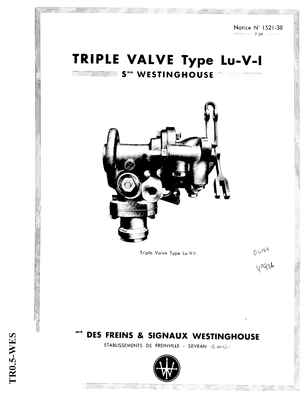 Page de titre du M1790
