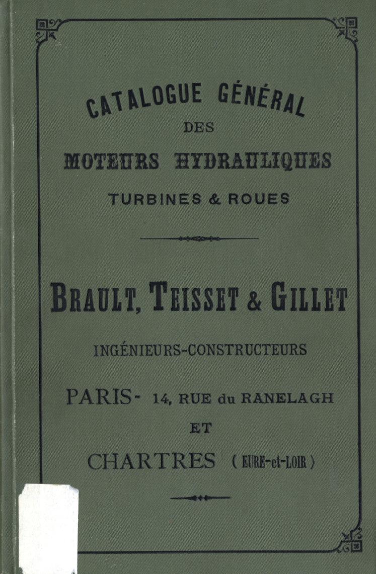 Page de titre du M1878
