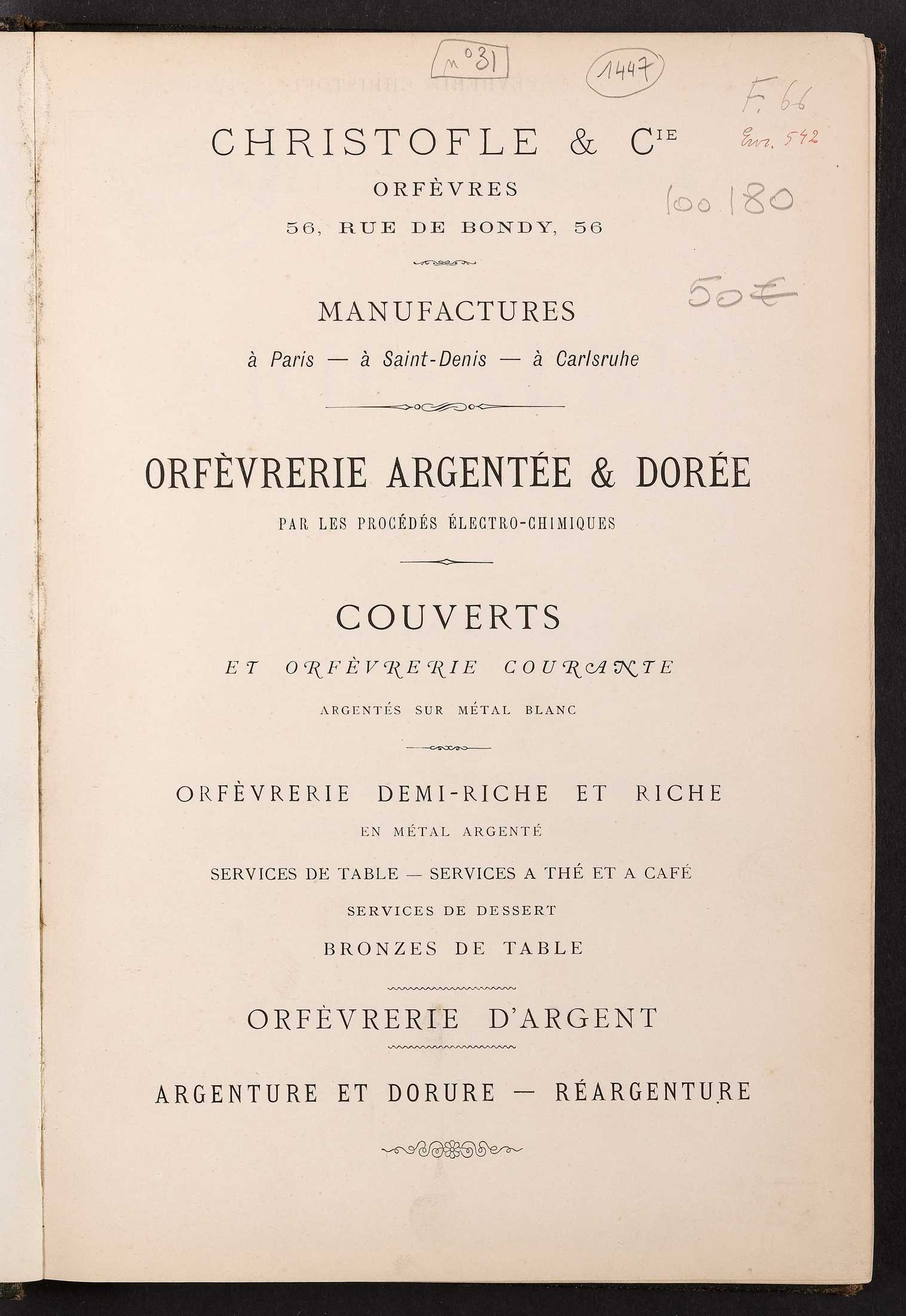 Page de titre du M19170