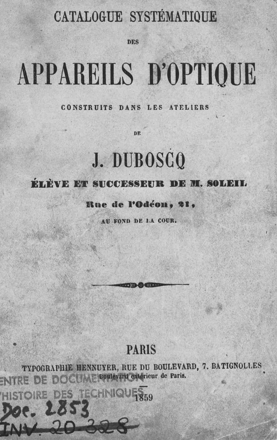 Page de titre du M20328_12