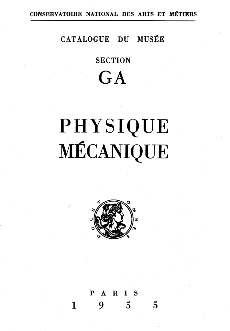 Page de titre du M2312