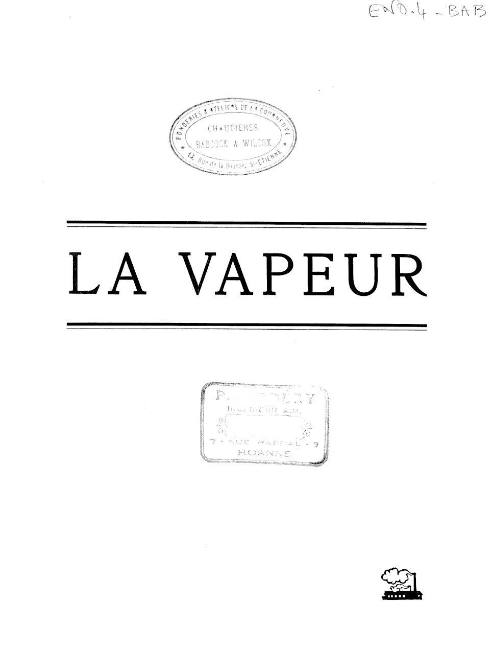 Page de titre du M367