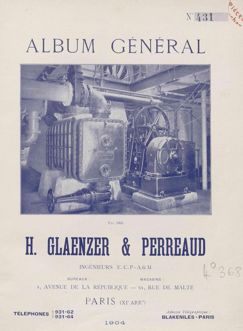 Page de titre du M368