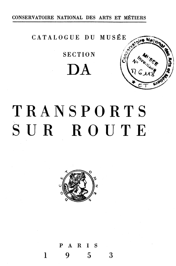 Page de titre du M6118