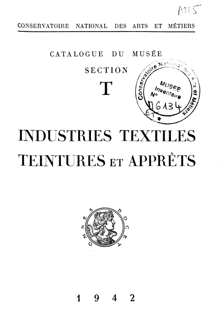 Page de titre du M6134