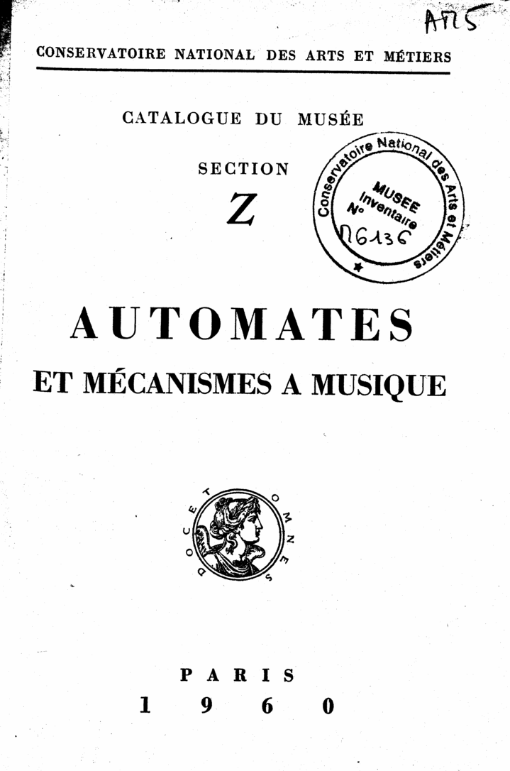 Page de titre du M6136