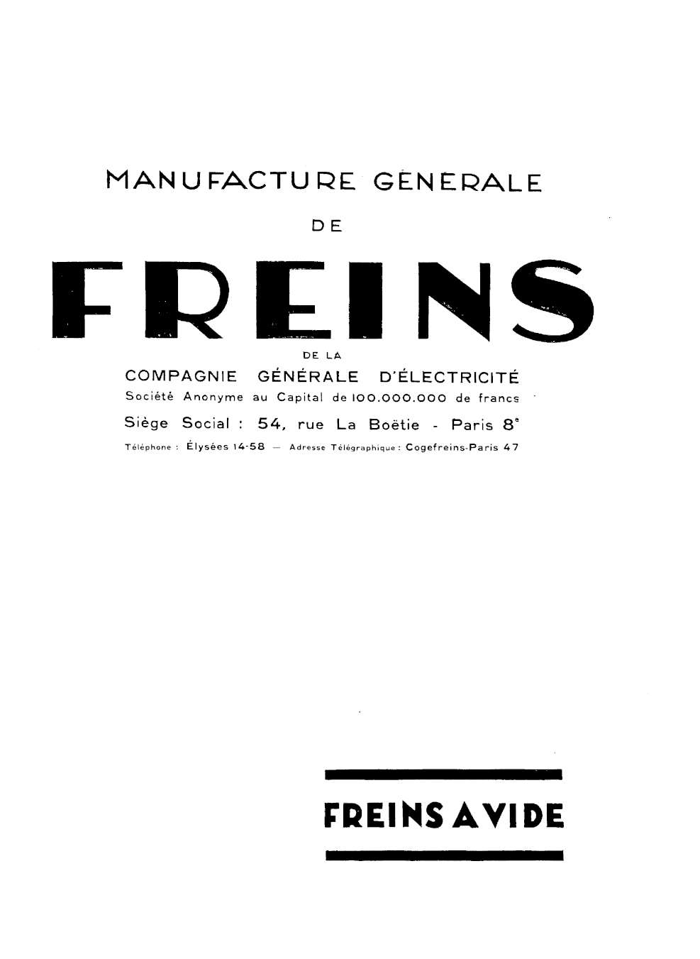 Page de titre du M64