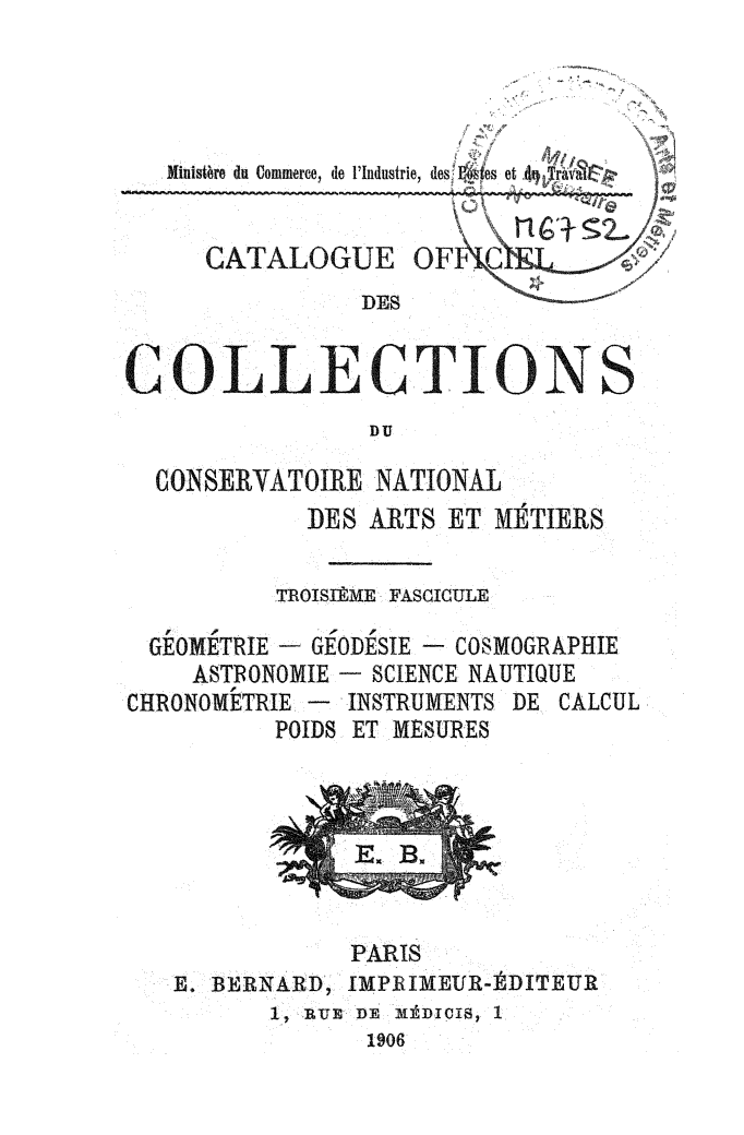 Page de titre du M6752