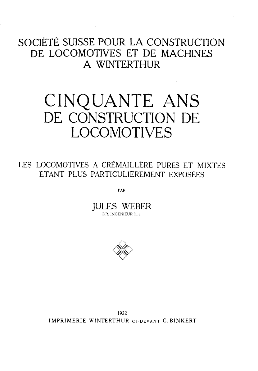 Page de titre du M70