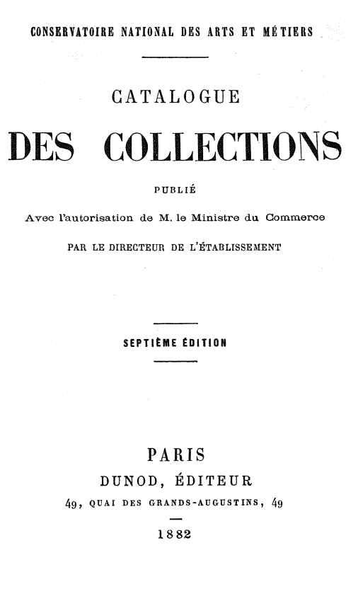 Page de titre du M7751