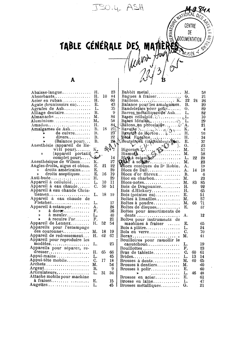 Page de titre du M9841