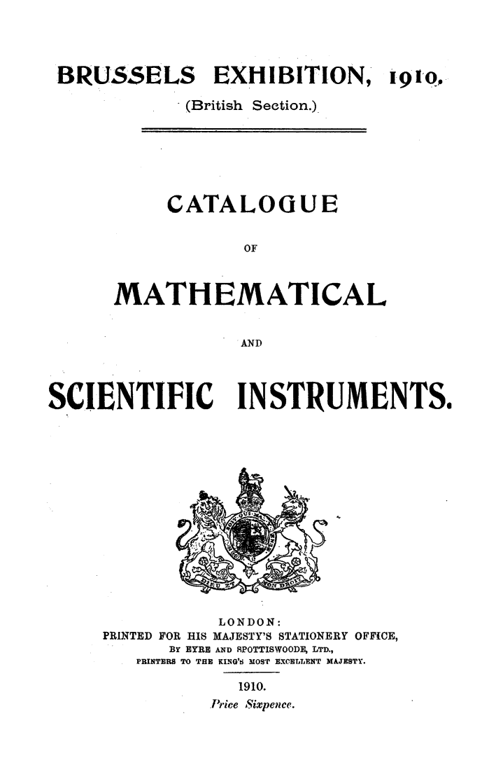 Page de titre du M9850