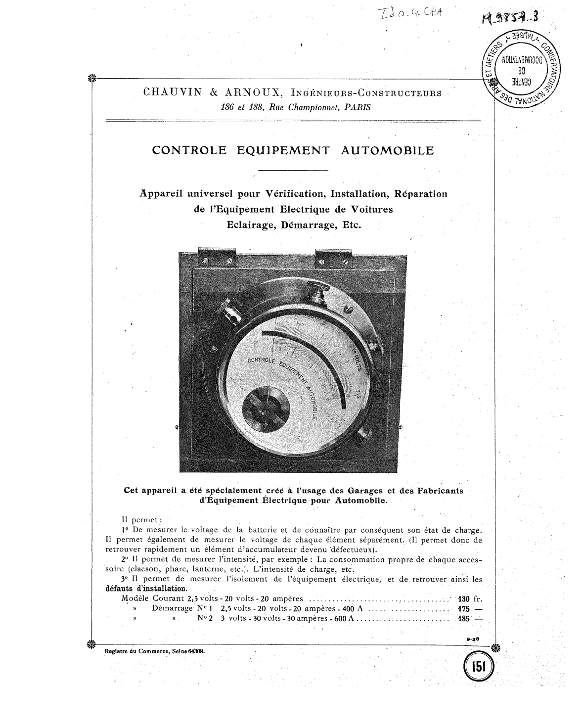 Page de titre du M9857.3
