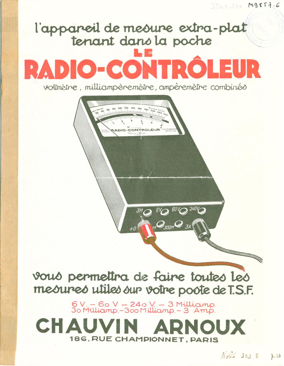 Page de titre du M9857.6