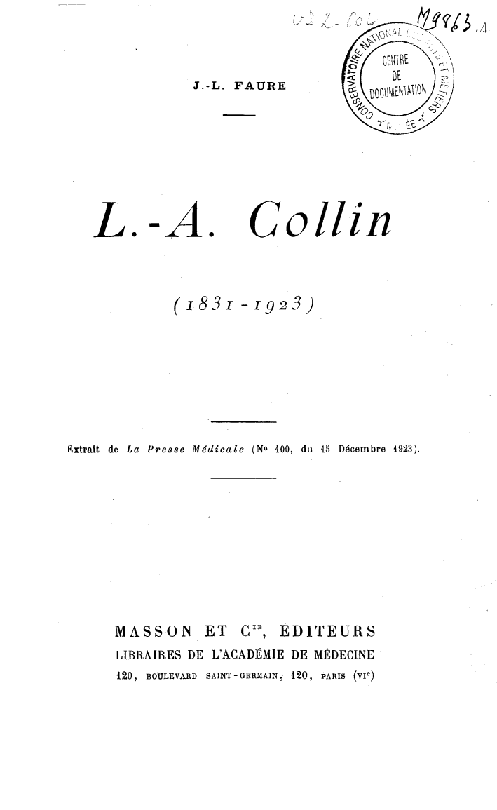 Page de titre du M9863.1