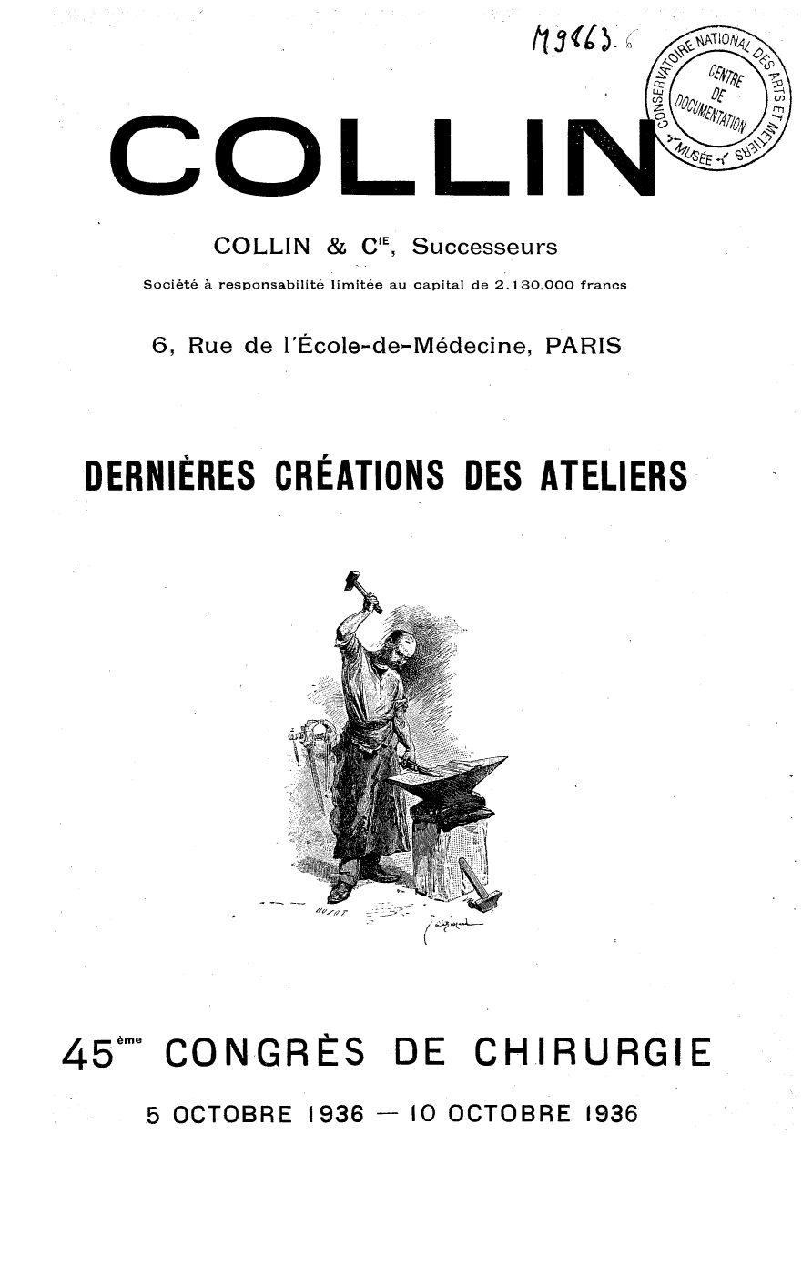 Page de titre du M9863.6