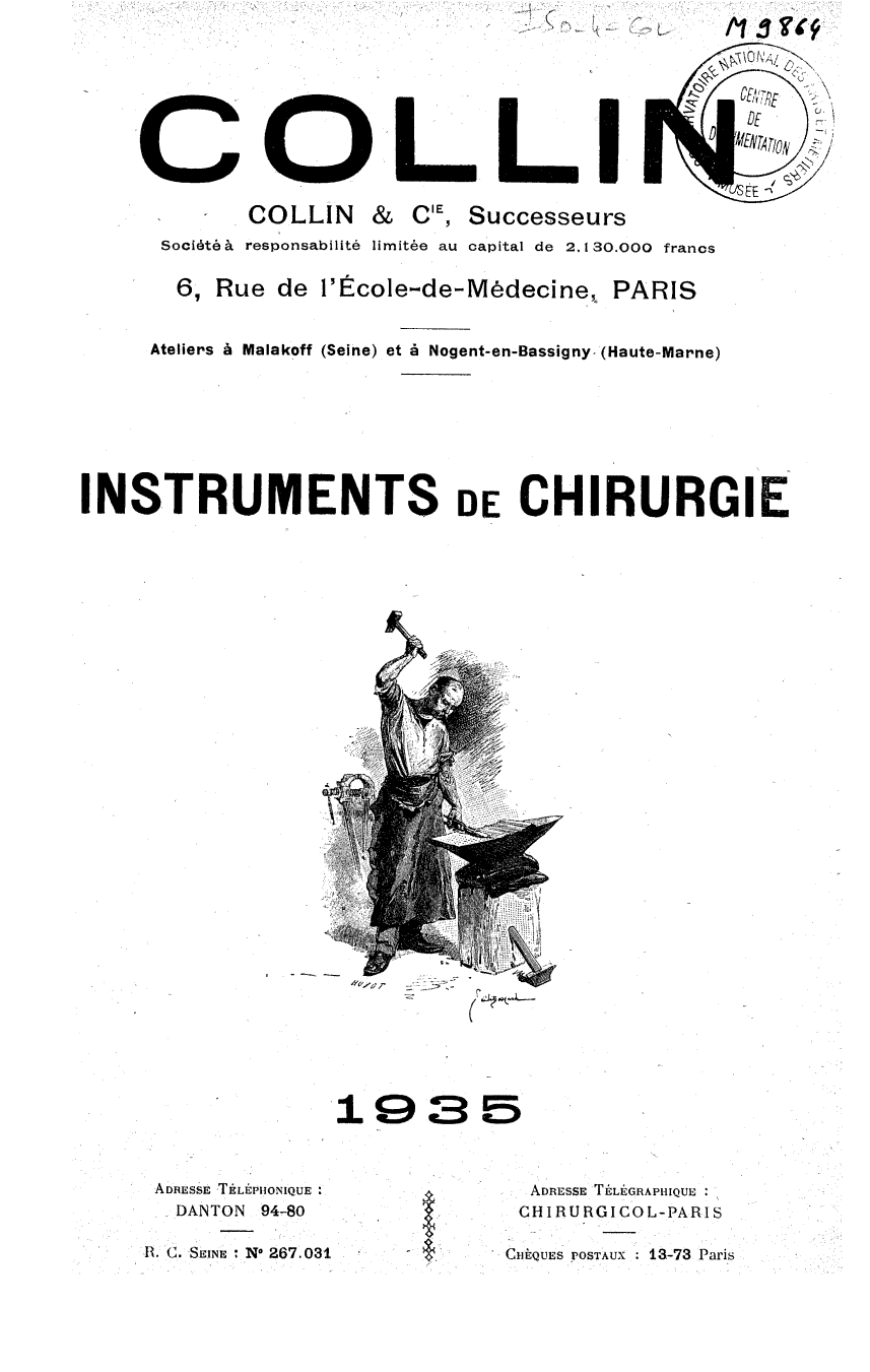 Page de titre du M9864