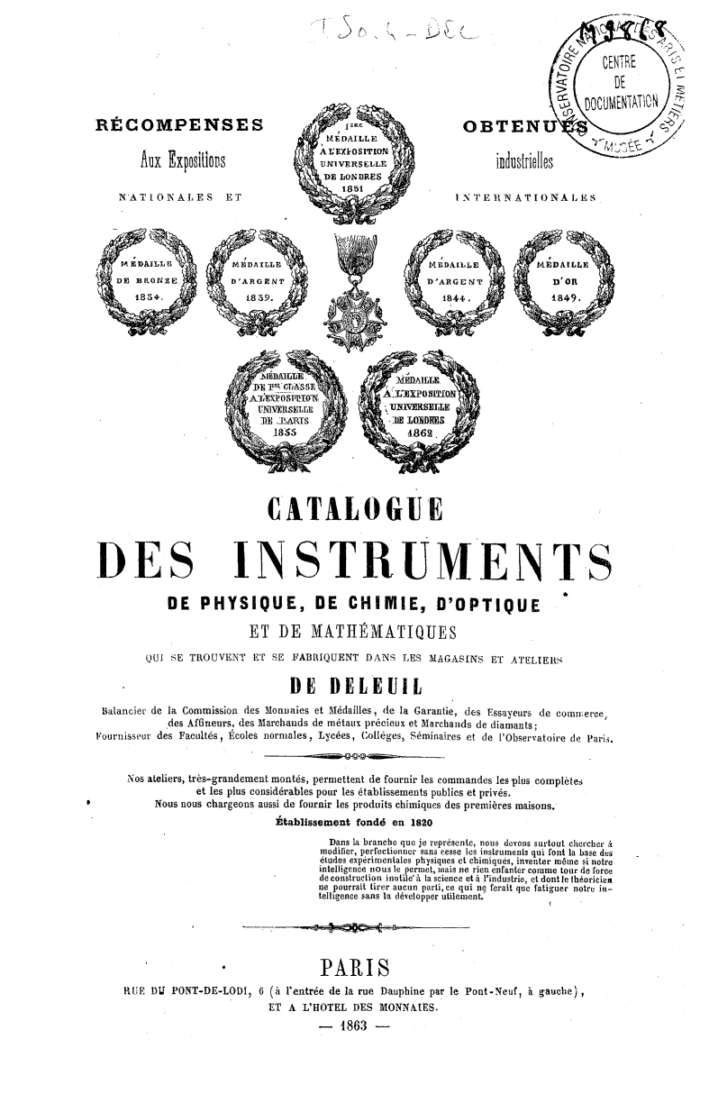 Page de titre du M9868