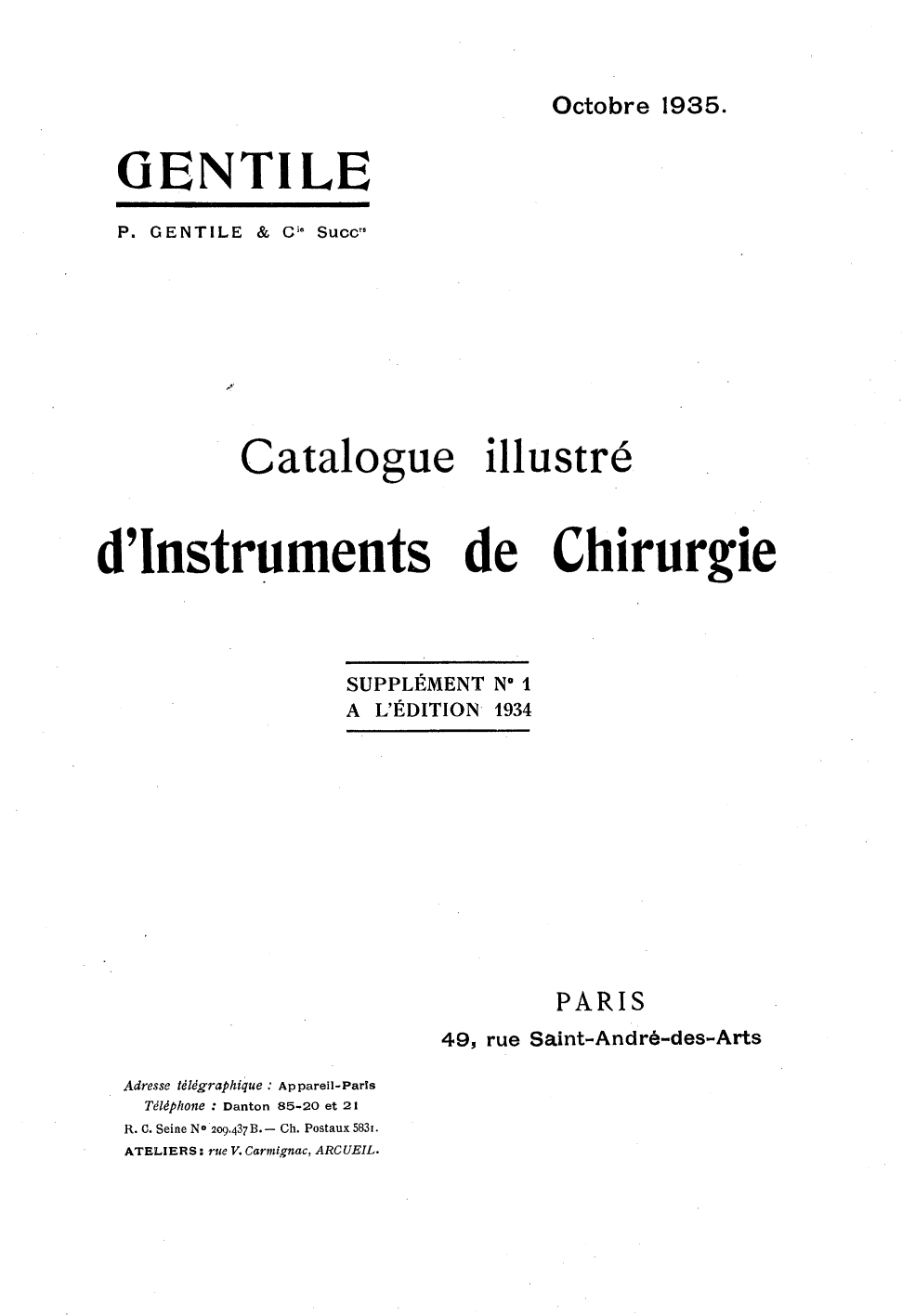 Page de titre du M9891.3