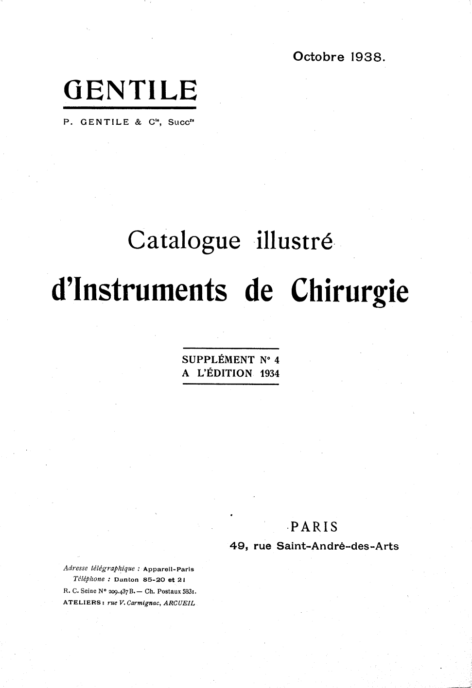 Page de titre du M9891.6