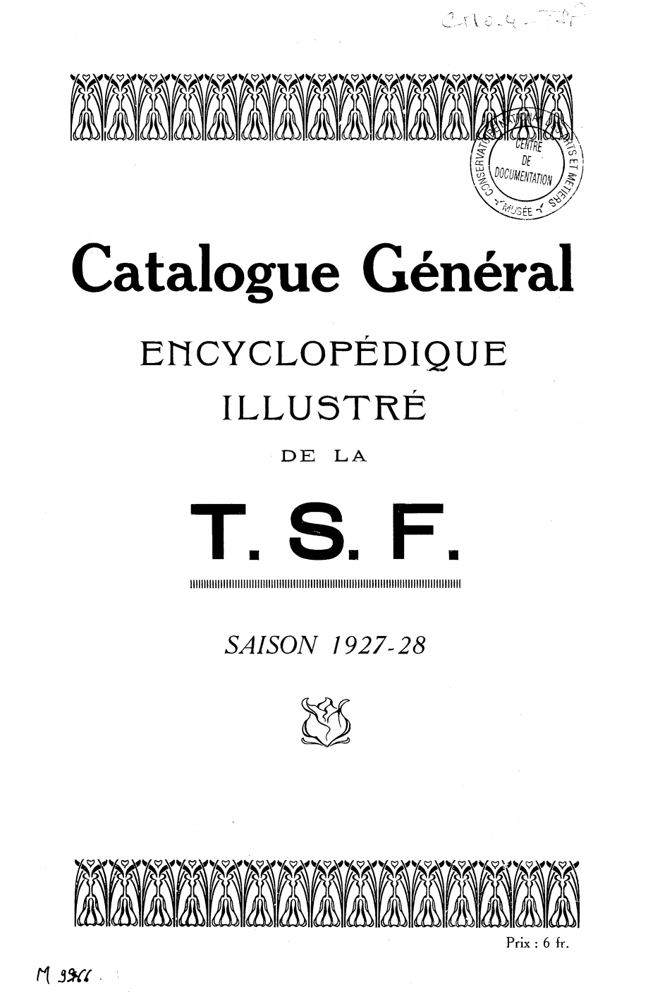 Page de titre du M9966