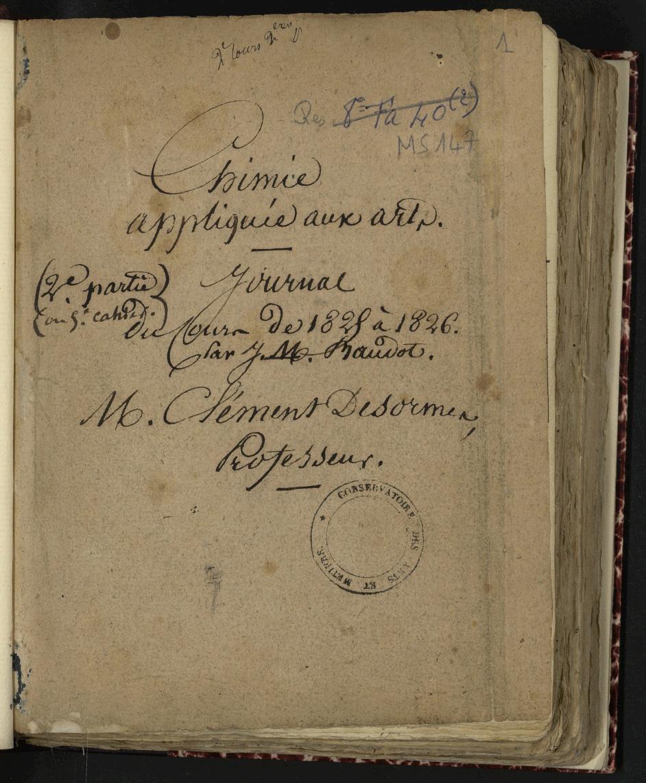 Page de titre du MS147