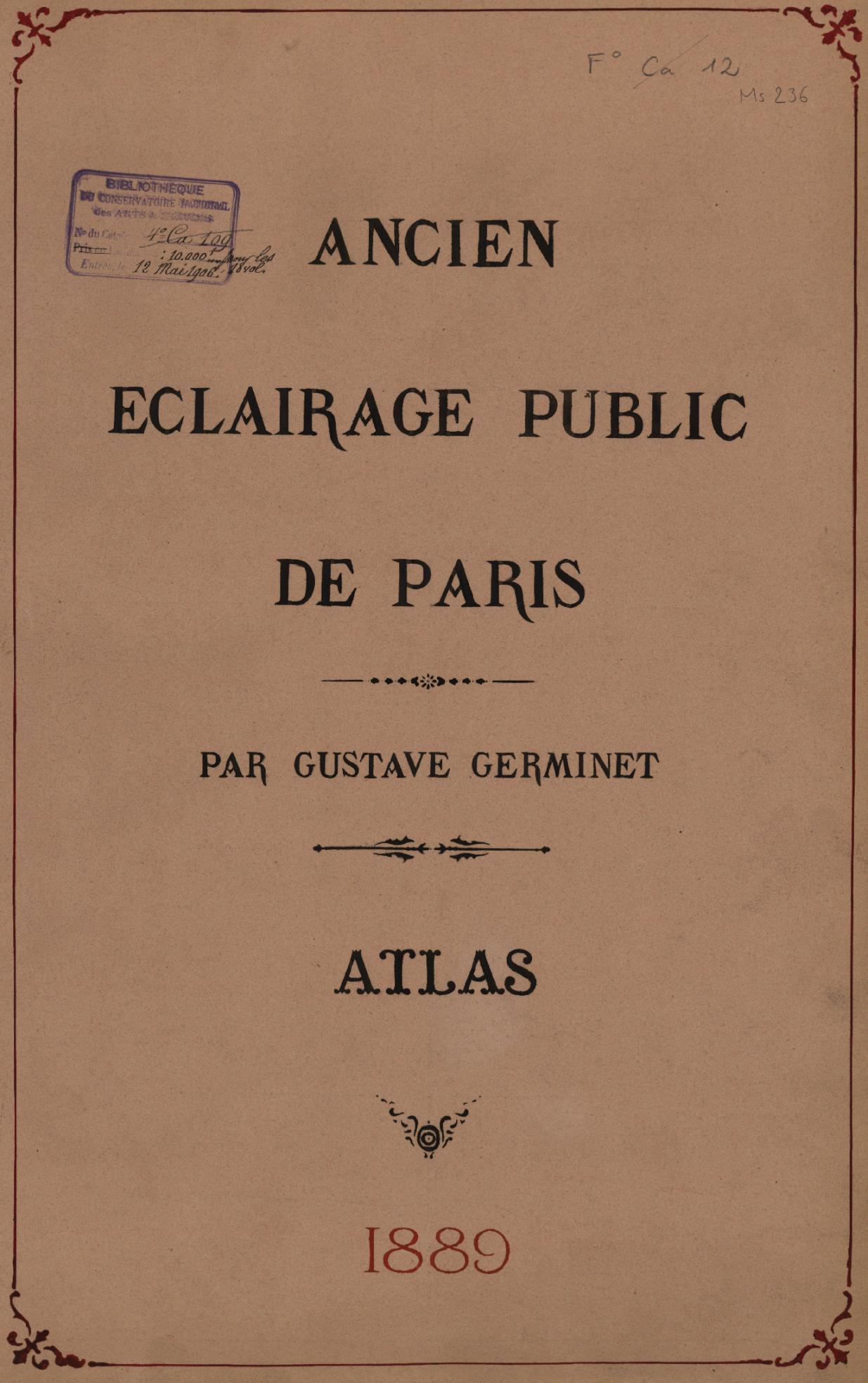 Page de titre du MS236