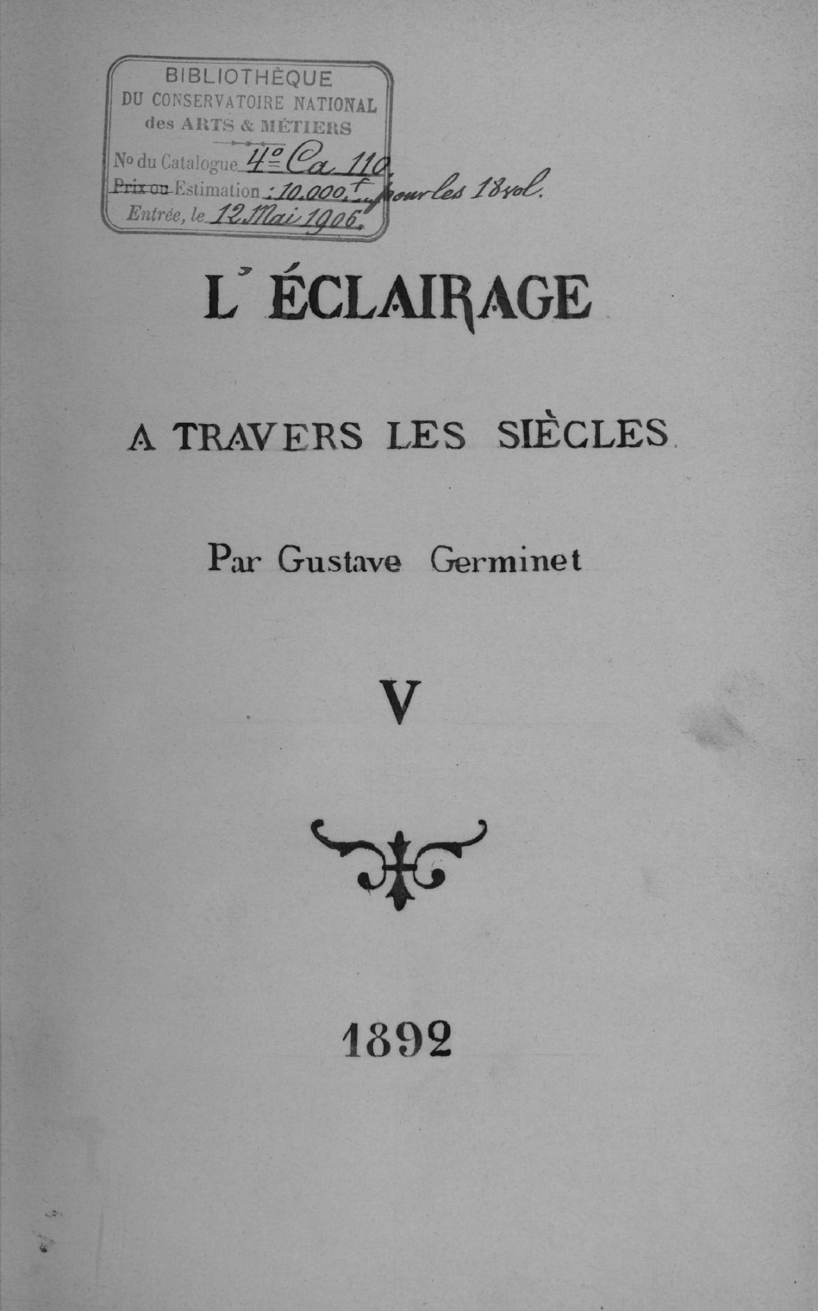 Page de titre du MS29