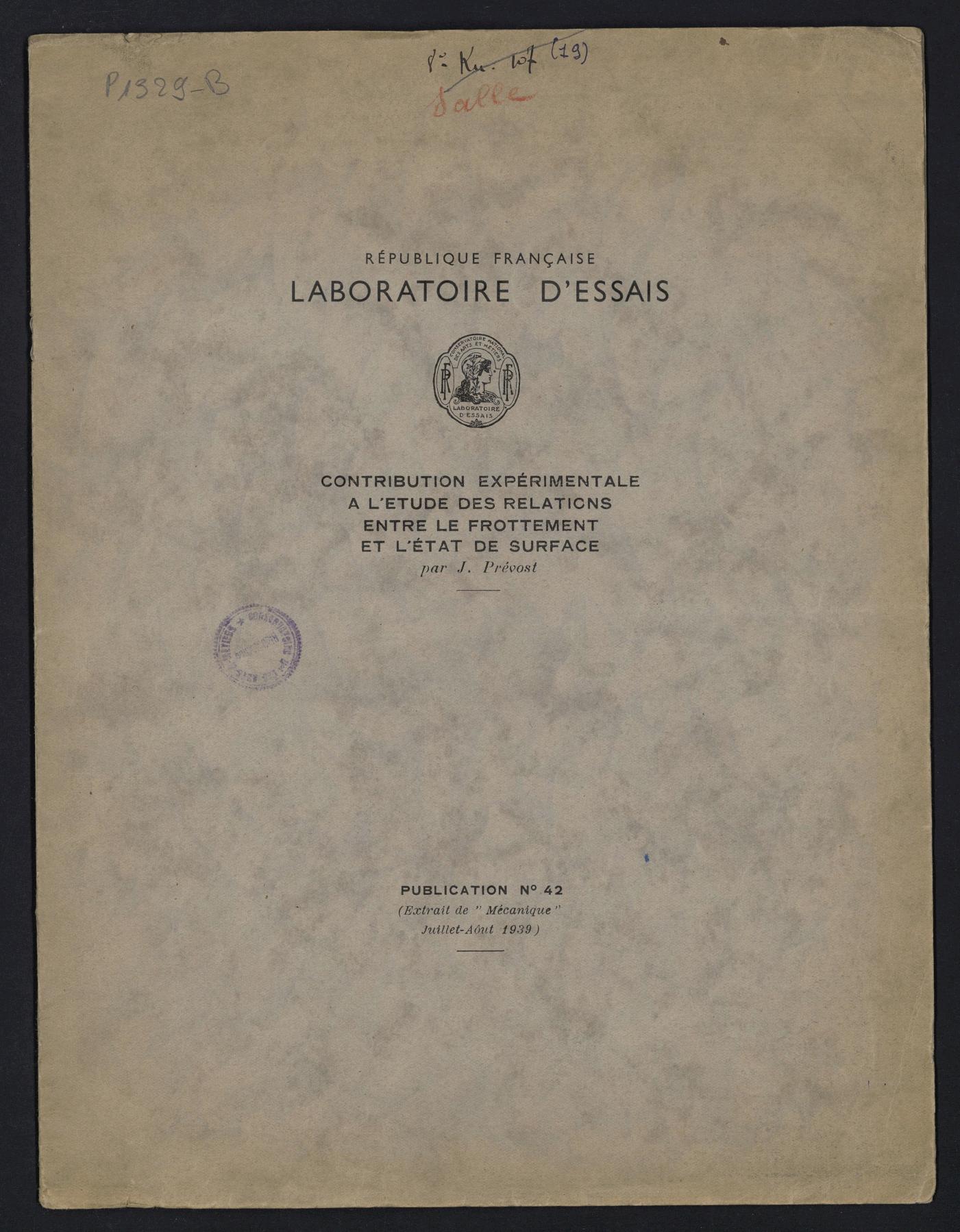 Page de titre du P1329-B.18