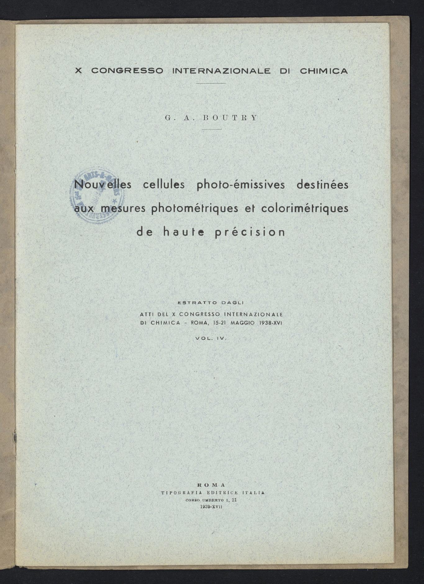 Page de titre du P1329-B.21