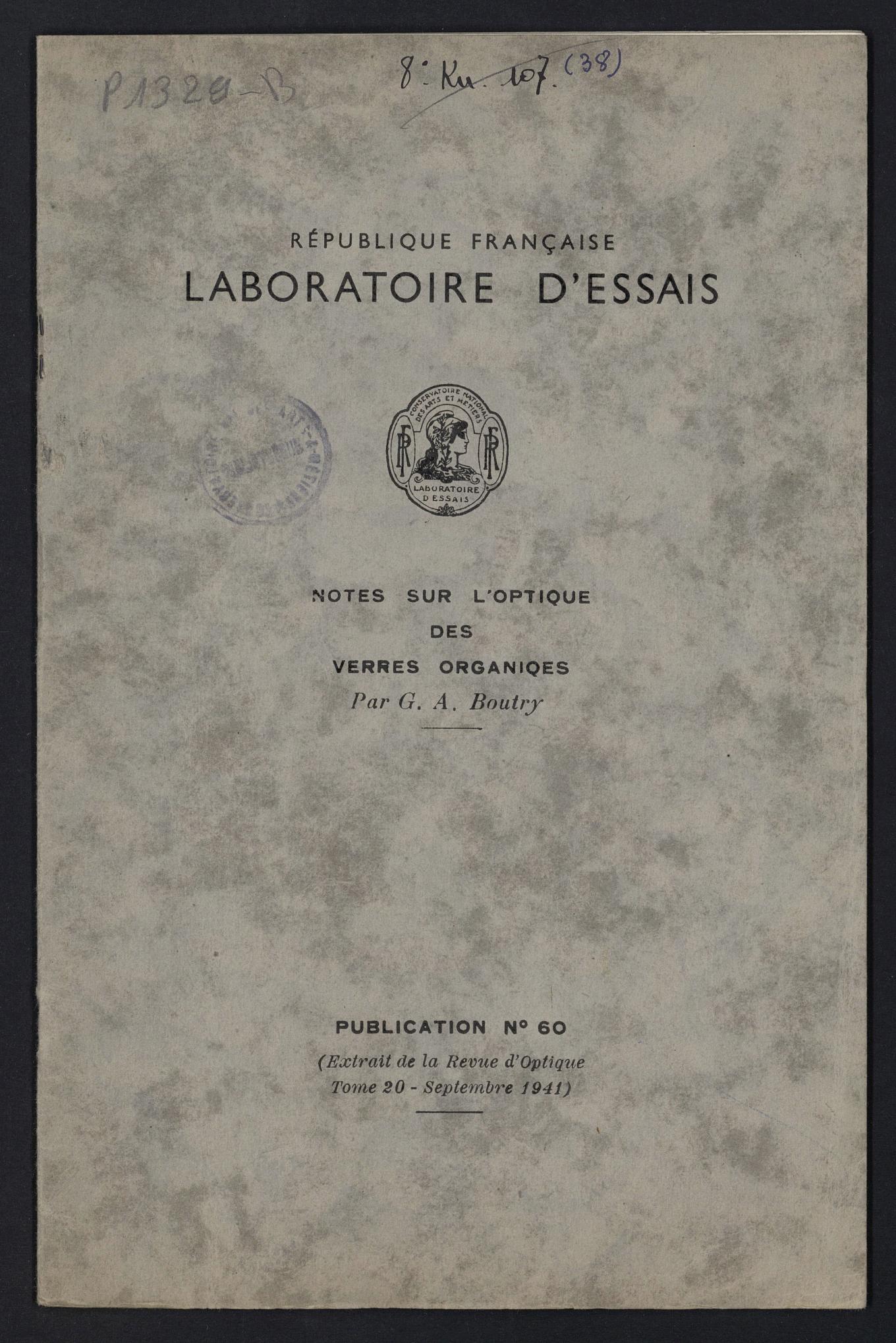 Page de titre du P1329-B.35