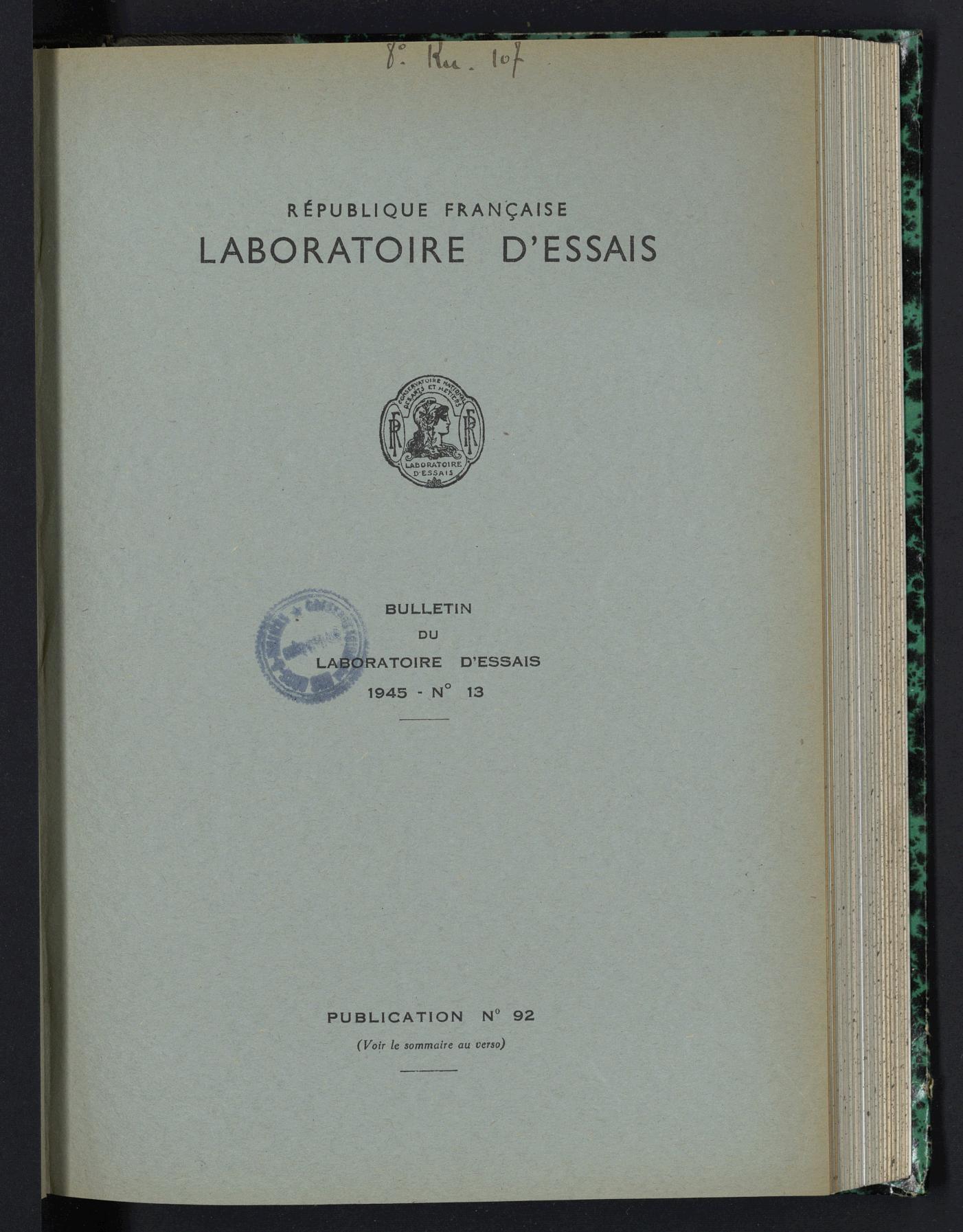 Page de titre du P1329-C.13