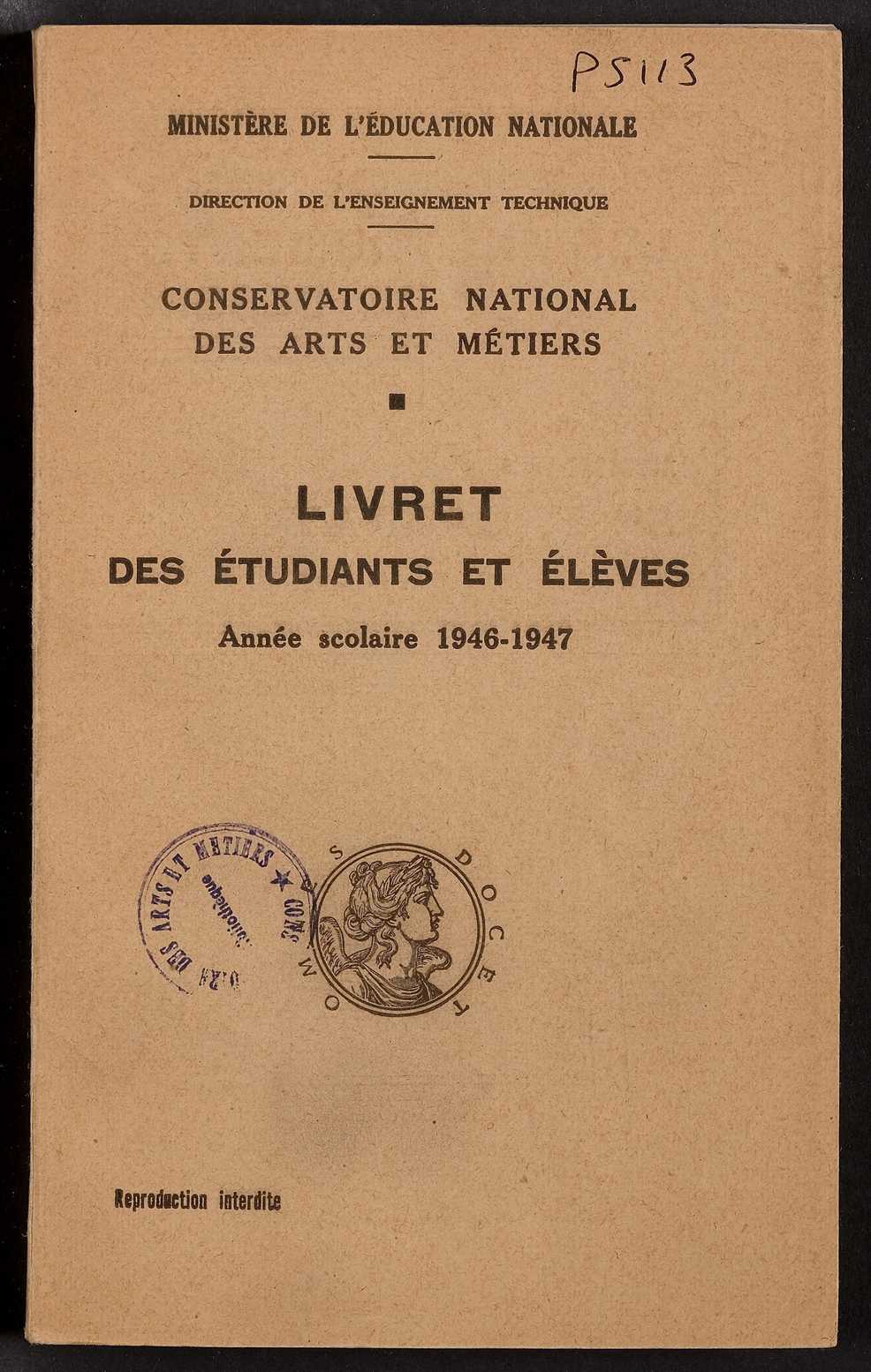 Page de titre du P5113.12