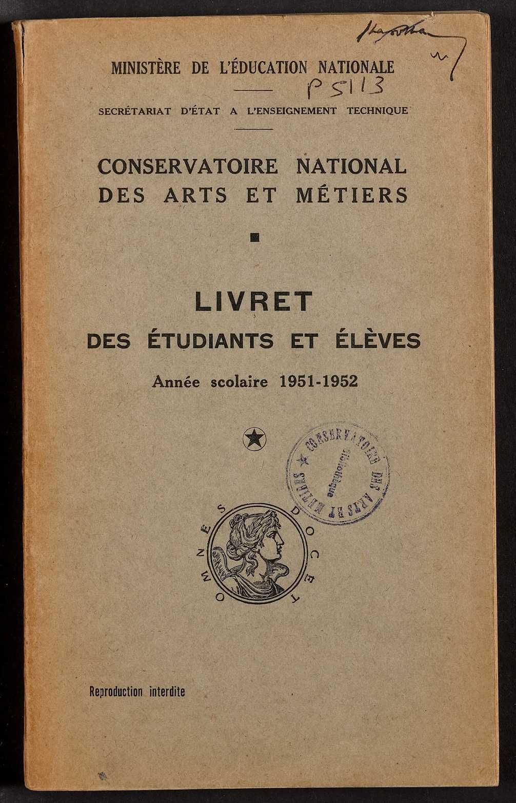 Page de titre du P5113.17